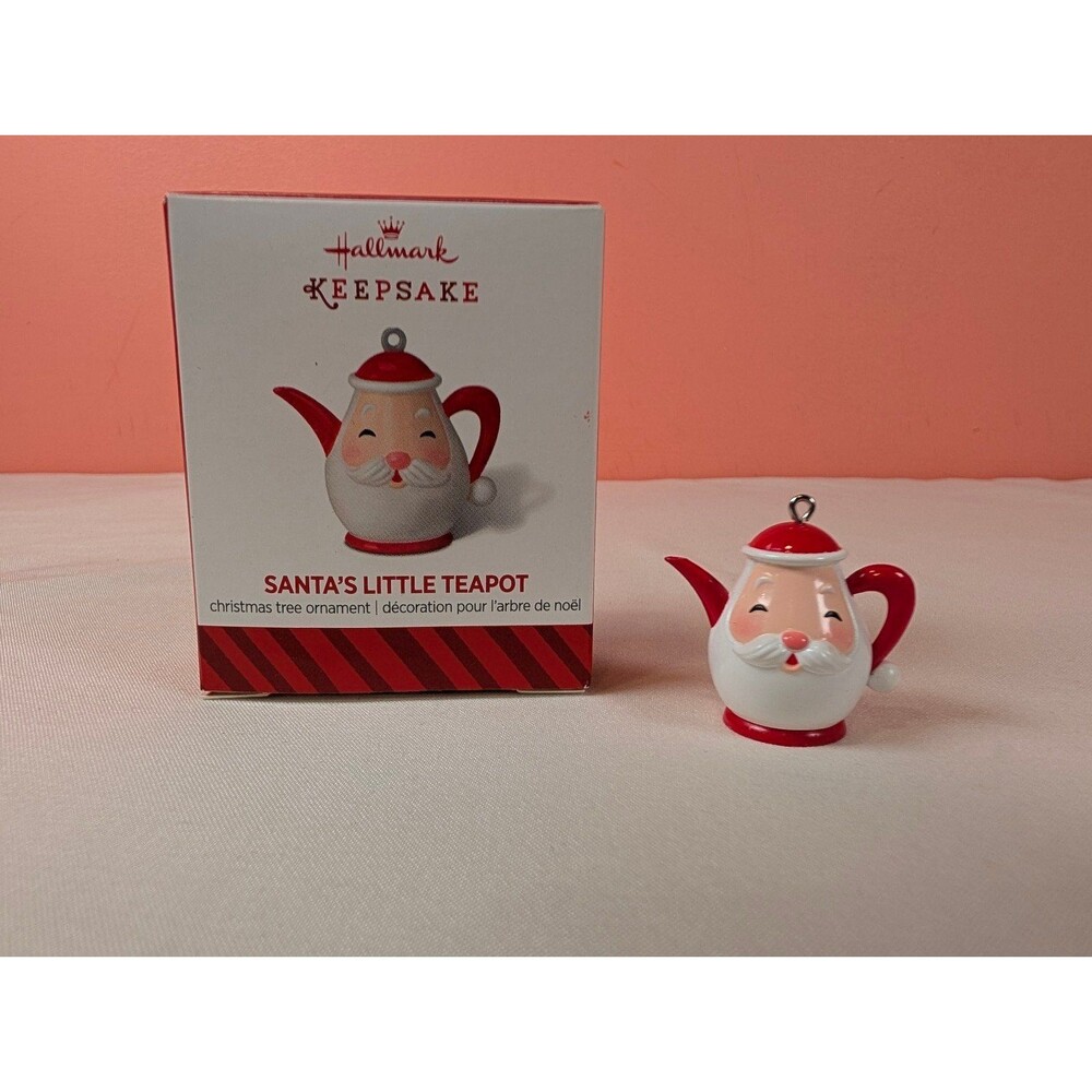 Hallmark Keepsake Christmas Ornament Santa's Little Teapot 2014